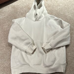 Zara boys cream hoodie sweatshirt size 9